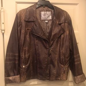 Gorgeous Vegan Leather-like Jacket